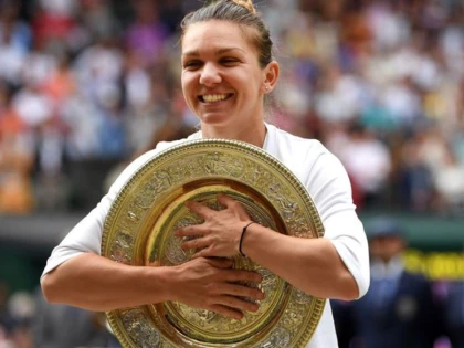 Simona Halep va prezenta astăzi trofeul de la Wimbledon