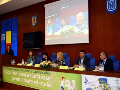 SIMPOZIONUL „LOCURI DE MUNCĂ SĂNĂTOASE PENTRU TOATE VÂRSTELE“, LA UAV ARAD