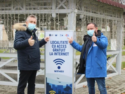 Șiria a devenit localitate cu acces gratuit la internet