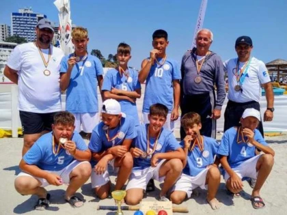 Șoimii Șimand a luat bronzul național la juniorii III, în oina pe plajă
