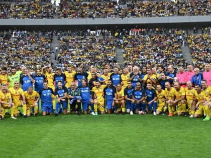 Spectacol și emoție, la meciul de retragere al Generației de Aur