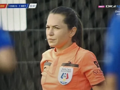 Speranță a arbitrajului feminin românesc, Andreea Șușcă a debutat pe plan internațional