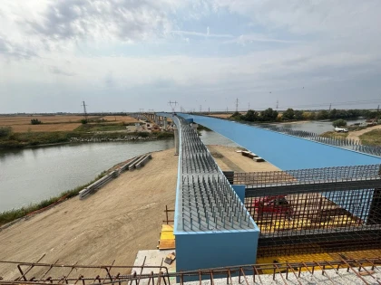 Stadiul lucrărilor la Varianta de Ocolire Arad Est a depășit 75%