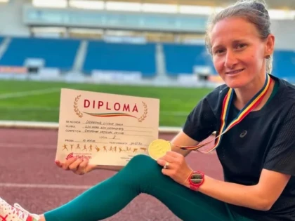 „Studenta” arădeană Liliana Dragomir este vicecampioană națională în proba de 10 kilometri
