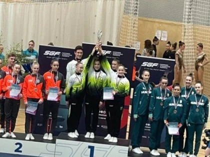 "Studenţii" de la CSU Arad au urcat pe podium la Openul Slovaciei de aerobic