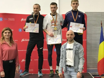 "Studentul" Nicolae Coman, titlu naţional la 1500 de metri! Vidrea şi Zatic au urcat şi ei pe podium