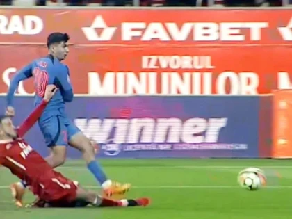 SuperLiga hoțiilor! FCSB câștigă cu arbitri în fața UTA-ei, după un penalty inventat