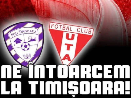 Suporterii UTA-ei fac deplasarea la Timişoara cu autocarele