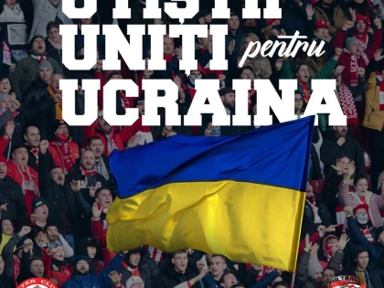 Suporterii UTA-ei strâng bani pentru refugiaţii din Ucraina: "Când armele vorbesc, sportul nu are voie să tacă!"