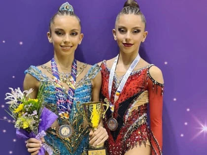 Surorile Andra și Carina Crainic concurează în weekend la Mondialele de ritmică, de la Cluj! (FOTO)