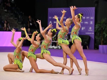 Surorile de la CSM Arad au mai obținut un rezultat notabil la Mondialele de gimnastică ritmică