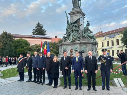 Sute de maghiari au participat la comemorările din Parcul Reconcilierii