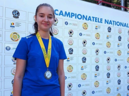 Talerista Briana Vărcuş a urcat pe podiumul naţional