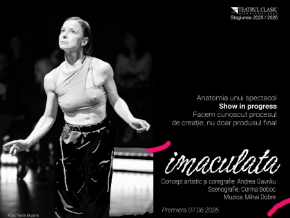 Teatrul Clasic „Ioan Slavici” Arad lansează proiectul „Show in Progress/Anatomia unui spectacol” 