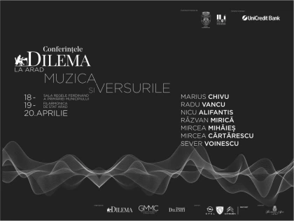 Tema celei de a cincea ediții arădene a Conferințelor Dilema este „Muzica și versurile”