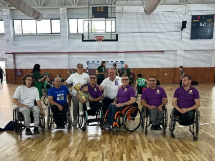 Temerarii Arad, a patra forță în țară la baschet în fotoliu rulant