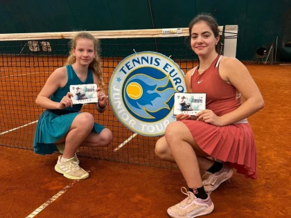 Tenismena arădeancă Maria Mateaș este campioană de dublu la International Championships of România U14! (FOTO)