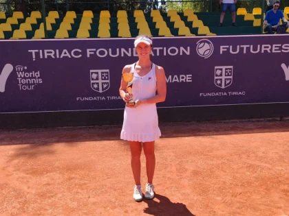 Tenismena Oana Simion, de la Sportsin Arad, a fost finalistă la turneul ITF de la Satu Mare