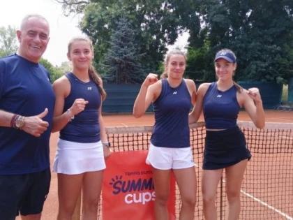 Tenismenele „tricolore” au încheiat Summer Cups, de la Arad, pe a treia treaptă a podiumului