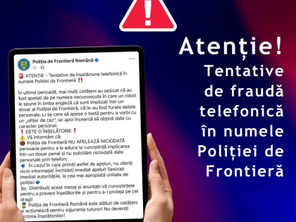 Tentative de fraudă în numele Poliției de Frontieră