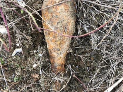 Teren minat la Mocrea: trei bombe din al doilea Război Mondial au fost descoperite