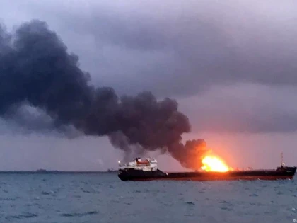 Terminal petrolier al gigantului rus Rosneft, în flăcări, după o lovitură ucraineană