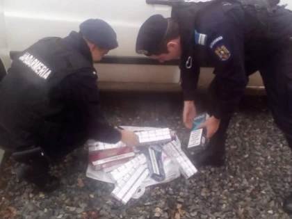 Țigări de contrabandă, confiscate de jandarmii arădeni