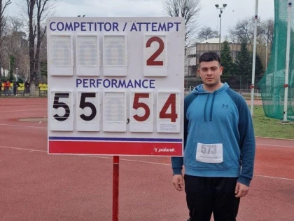 Titluri și medalii arădene la Naționalele de aruncări lungi: Mihai Motorca și-a luat ”pașaportul“ pentru Mondialul juniorilor!