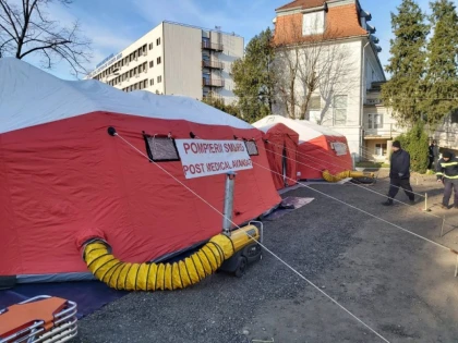 Toate persoanele care ajung la spital să se prezinte la Postul Medical Avansat