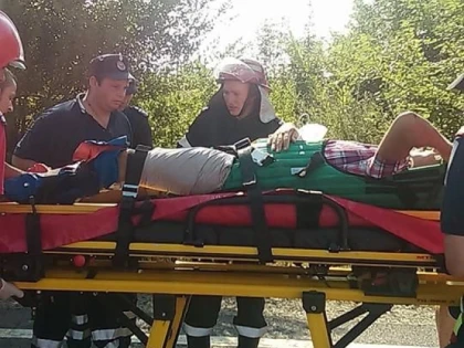 TRAFIC OPRIT PE DRUMUL SIMAND - ARAD DIN CAUZA UNUI ACCIDENT DE CIRCULATIE