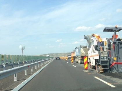Trafic restricționat pe autostrada Arad-Nădlac. Se circulă pe o singură bandă