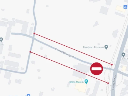 Trafic rutier oprit pe strada Căpitan Ignat, timp de trei săptămâni
