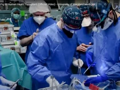 Transplant în premieră mondială. Un american a primit o inimă de porc