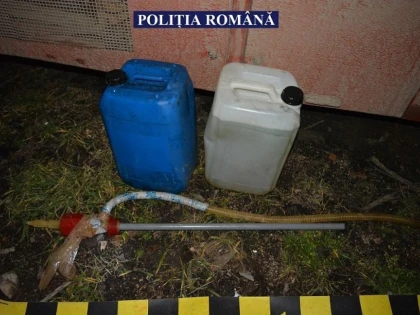 Trei arădeni, prinși după ce au furat motorină din rezervorul unui autobuz