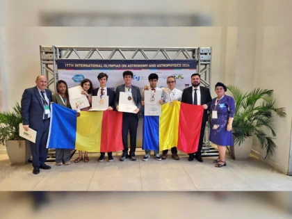 Trei medalii de aur și două de bronz pentru elevii români, la Olimpiada Internațională de Astronomie și Astrofizică
