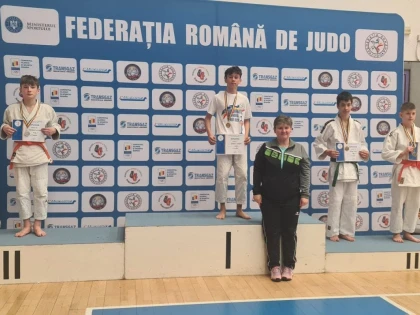 Trei medalii naționale pe tatami pentru CSM Arad. Bogdan Georgescu este campion la U14!