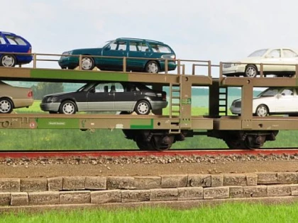 Trenurile internaționale vor avea vagoane speciale pentru transportul autoturismelor