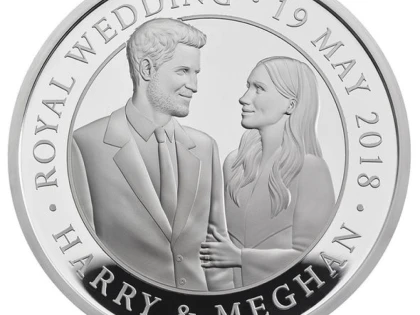 Trezoreria regală britanică a lansat o monedă specială pentru nunta Prințului Harry