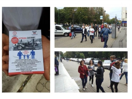 TSD ARAD SE IMPLICĂ ÎN CAMPANIA ÎMPOTRIVA VITEZEI ÎN TRAFIC