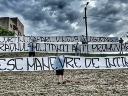 Ultraşii UTA-ei avertizează: “Burleanu şi faraonul, militanţi anti promovare”