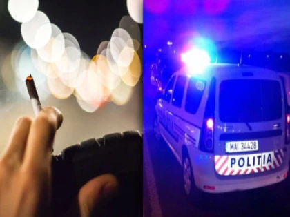 Un arădean de 23 de ani s-a urcat drogat la volan, a intrat într-un stâlp și a abandonat mașina