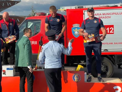 Un arădean este printre primii trei, cei mai buni pompieri din țară