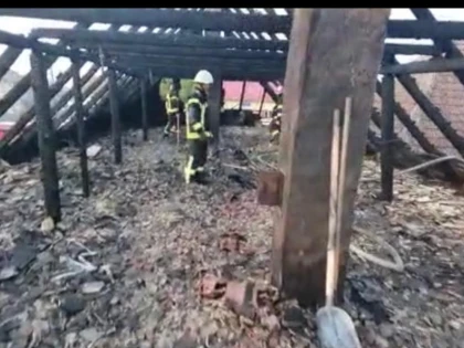 Un incendiu devastator a făcut ravagii la o casă, în localitatea Horia