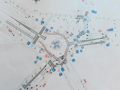 Un nou sens giratoriu în Arad