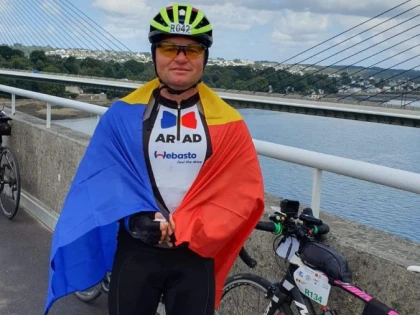 Un pompier arădean a participat la Campionatul mondial de ciclism de anduranță Paris-Brest-Paris