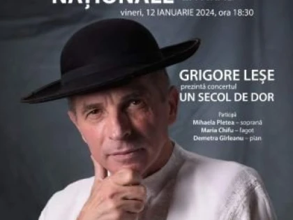„Un secol de dor“. Grigore Leșe, invitat la un eveniment dedicat Zilei Culturii Naționale, la Cinematograful „Arta“ din Arad
