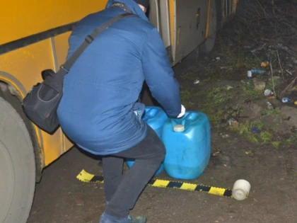 Un tânăr din Macea, prins după ce ar fi furat 200 de litri de motorină