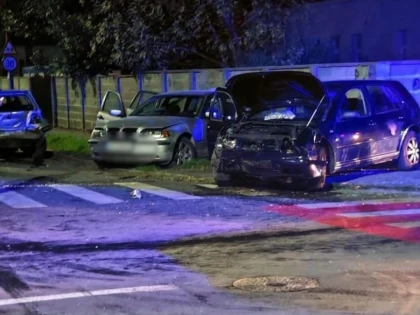 Un tânăr drogat a furat o mașină din Pecica, fiind prins de polițiști după o urmărire ca-n filme