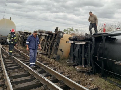 Un tren de marfă a deraiat între stațiile Aradu Nou și Arad