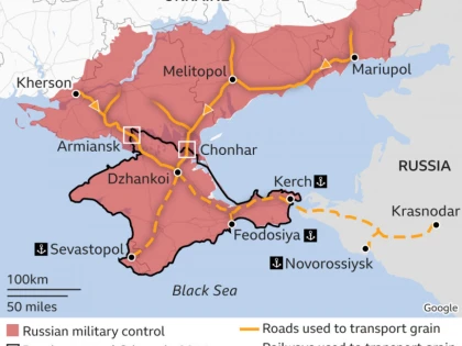 Unde și cum transportă Rusia cerealele furate din Ucraina